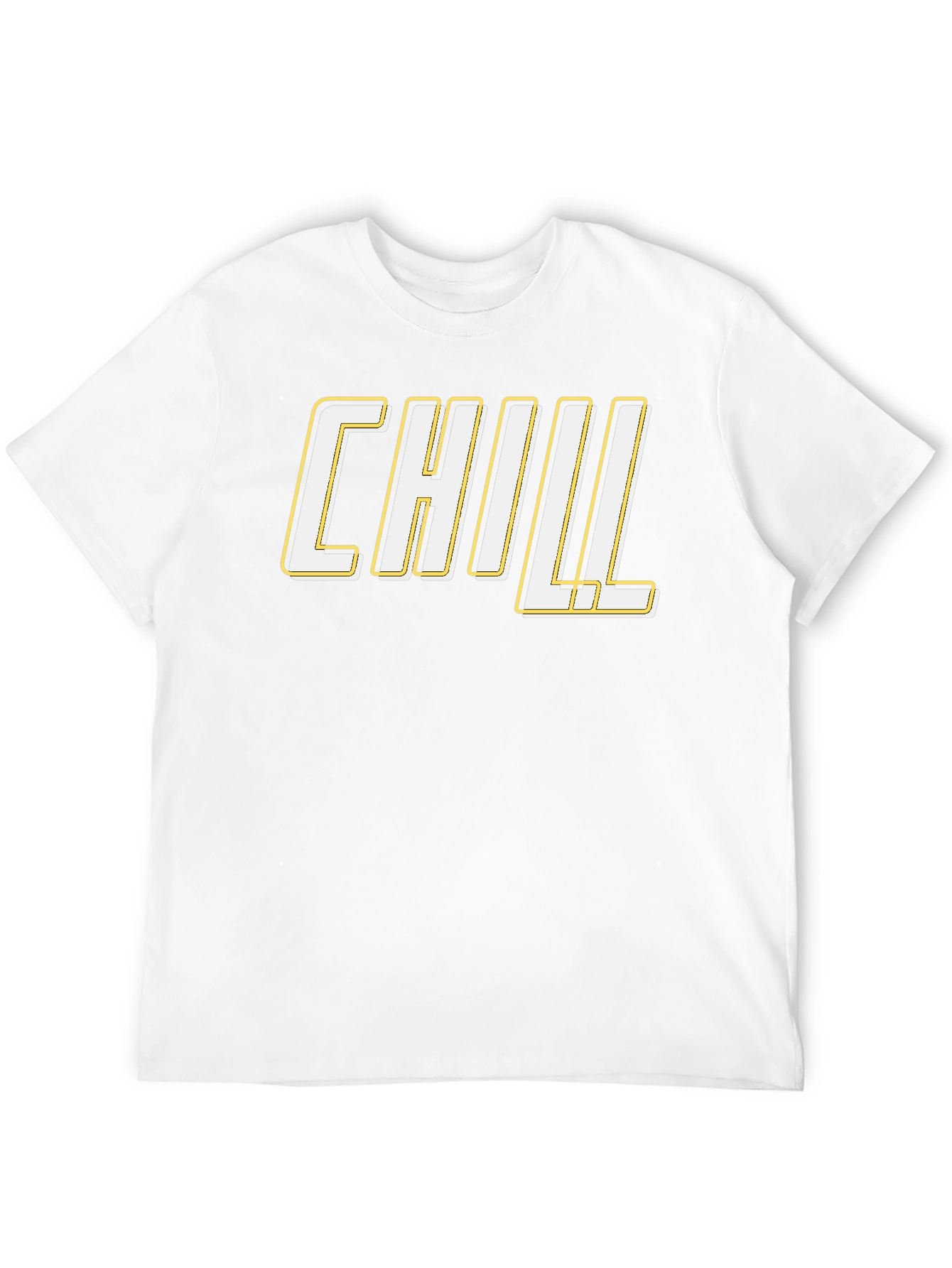 Chill Graphic Tee - Black Casual T-Shirt