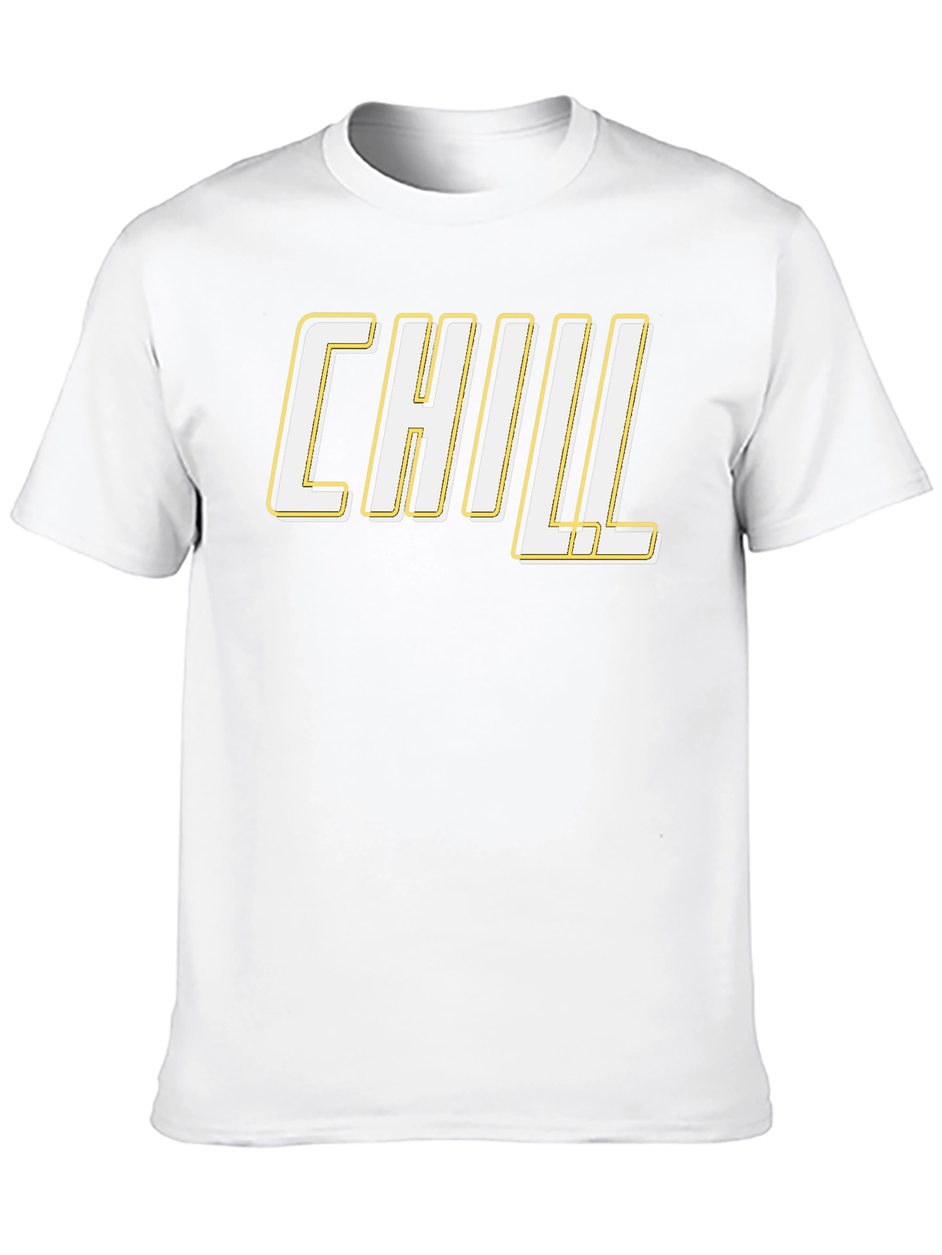 Chill Graphic Tee - Black Casual T-Shirt