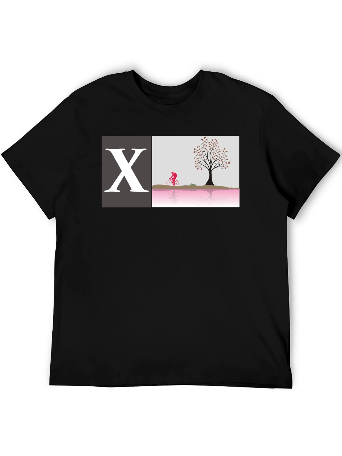 X Biking Scene Graphic Tee