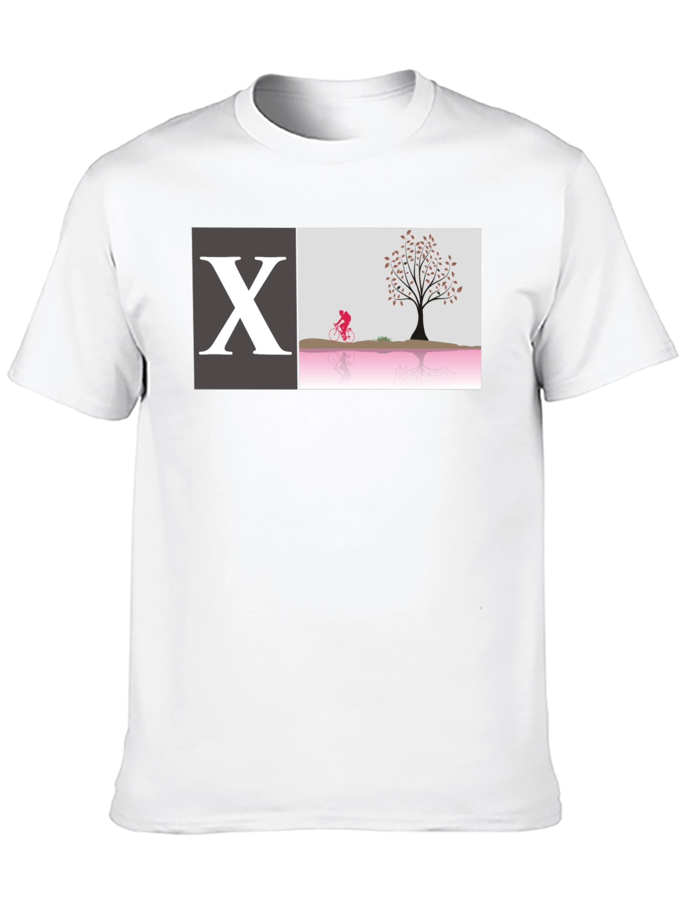 X Biking Scene Graphic Tee