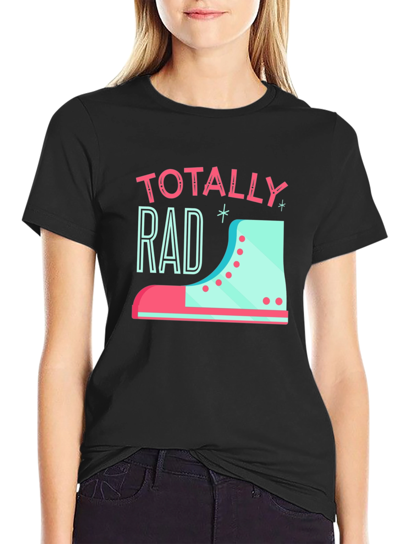 Totally Rad Retro Roller Skate T-Shirt