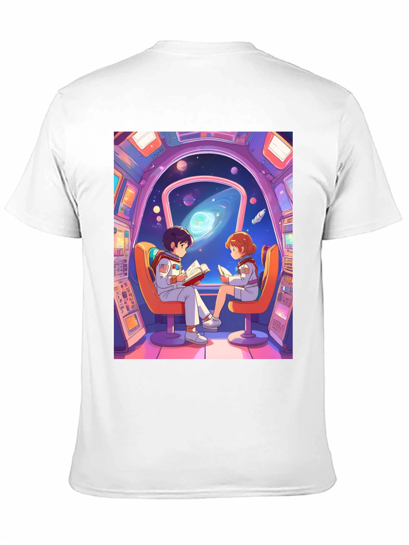 Anime Space Reader T-Shirt