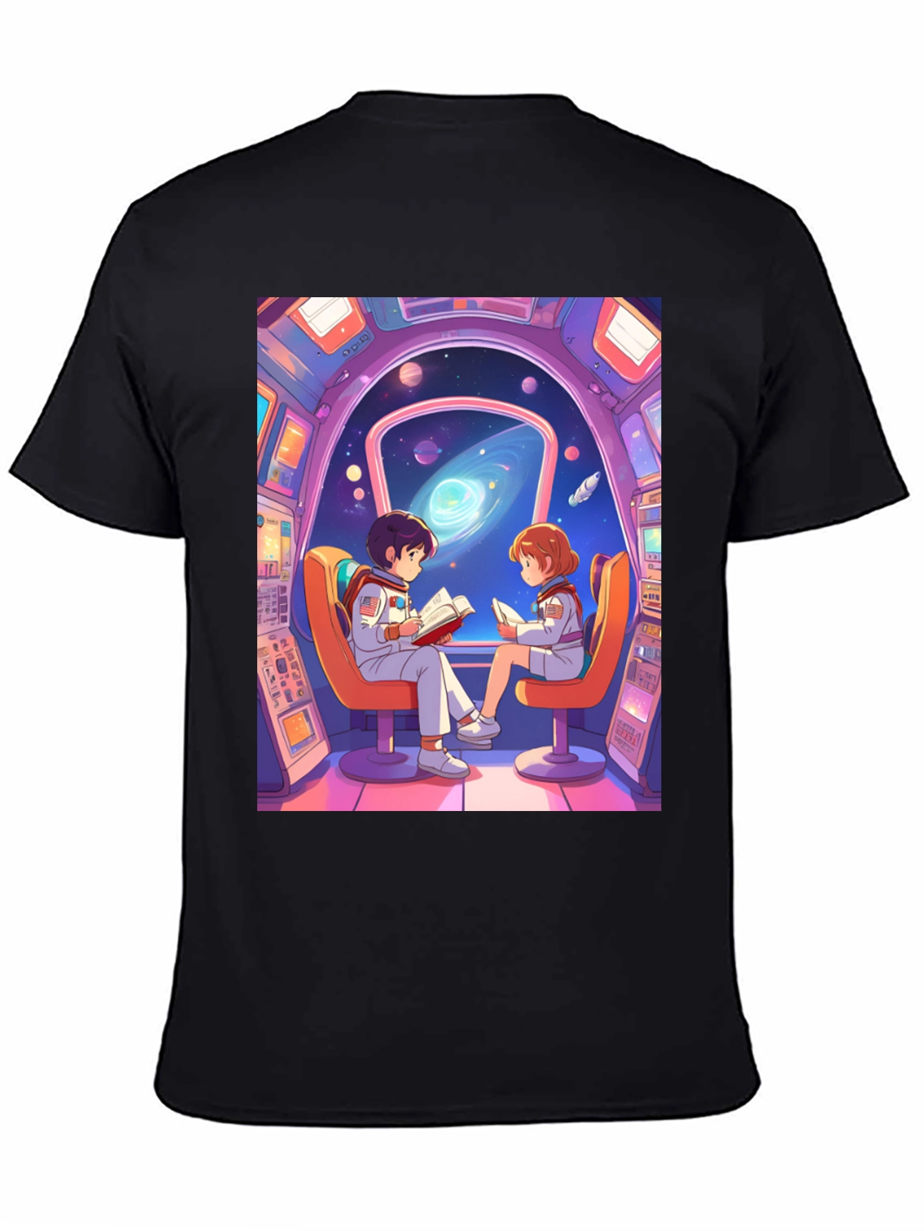 Anime Space Reader T-Shirt