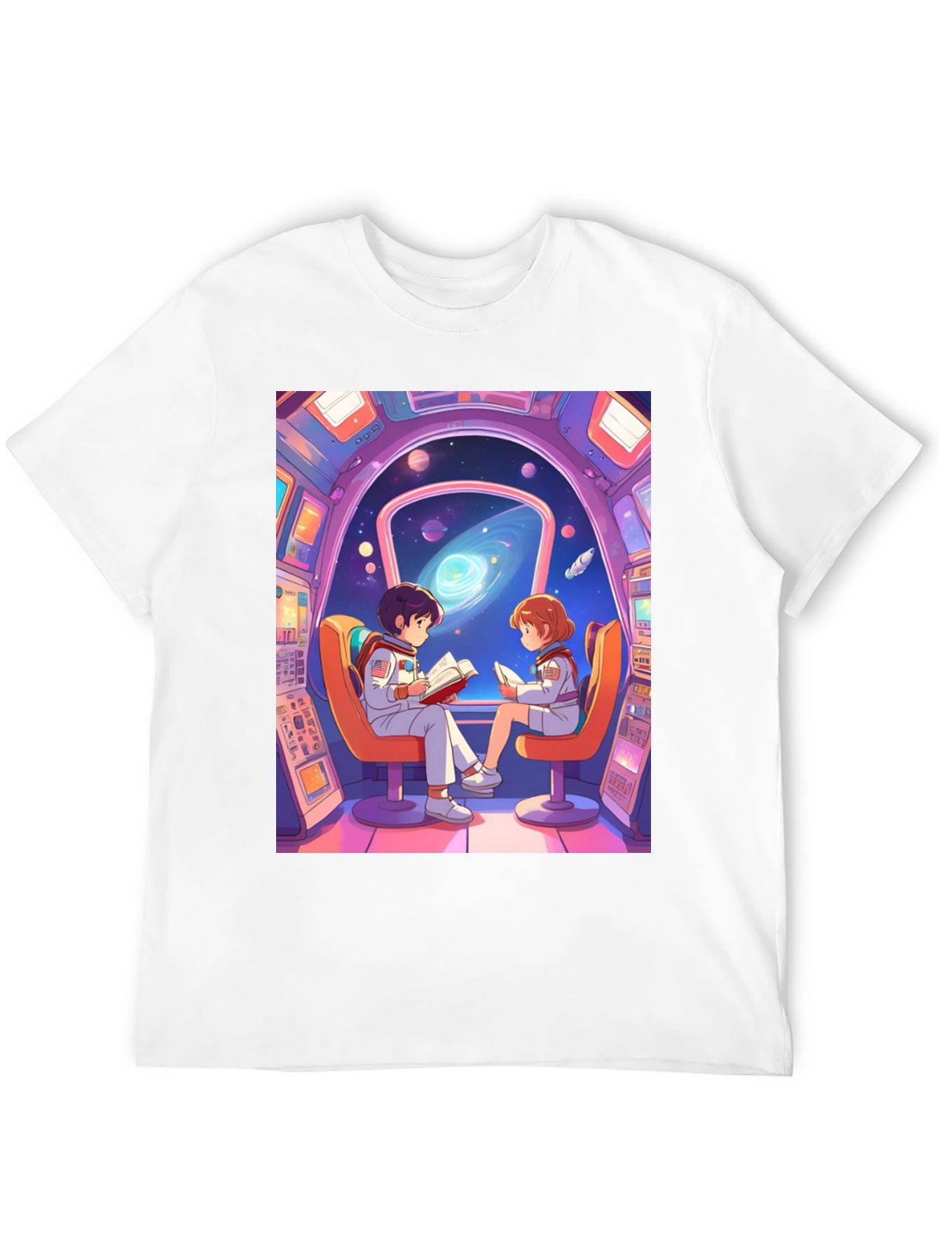 Anime Space Reader T-Shirt