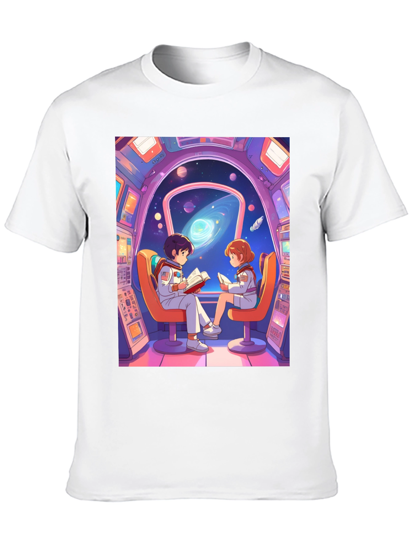 Anime Space Reader T-Shirt