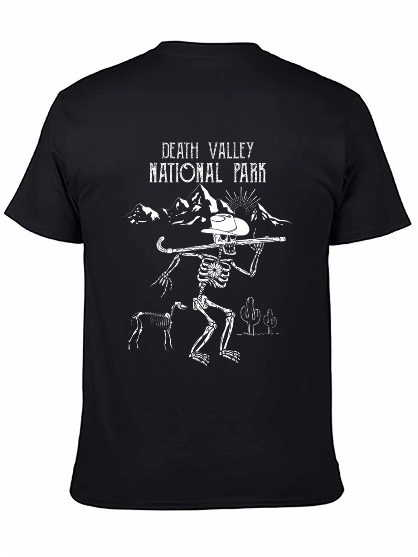 Death Valley National Park Skeleton Graphic Tee