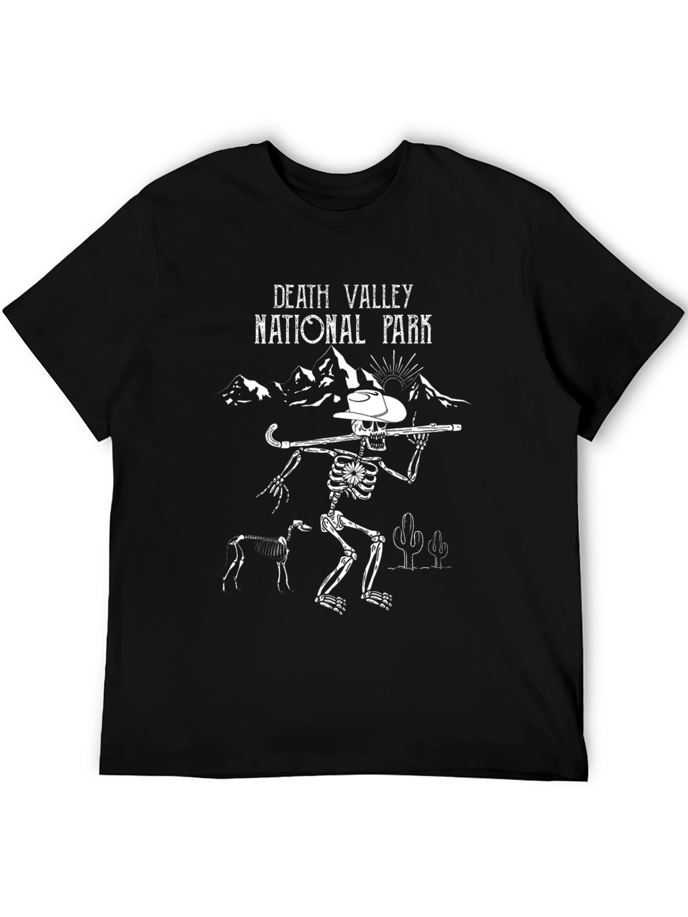 Death Valley National Park Skeleton Graphic Tee