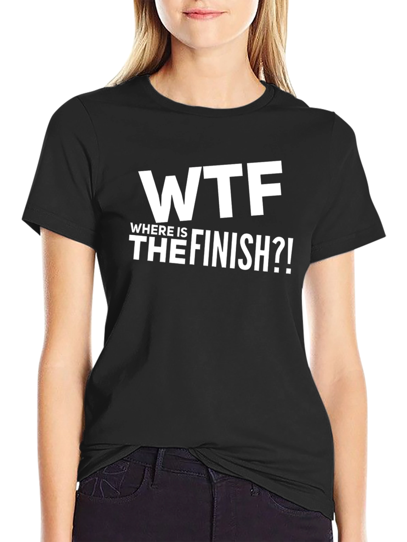 WTF Where Is The Finish?! Funny Graphic Tee