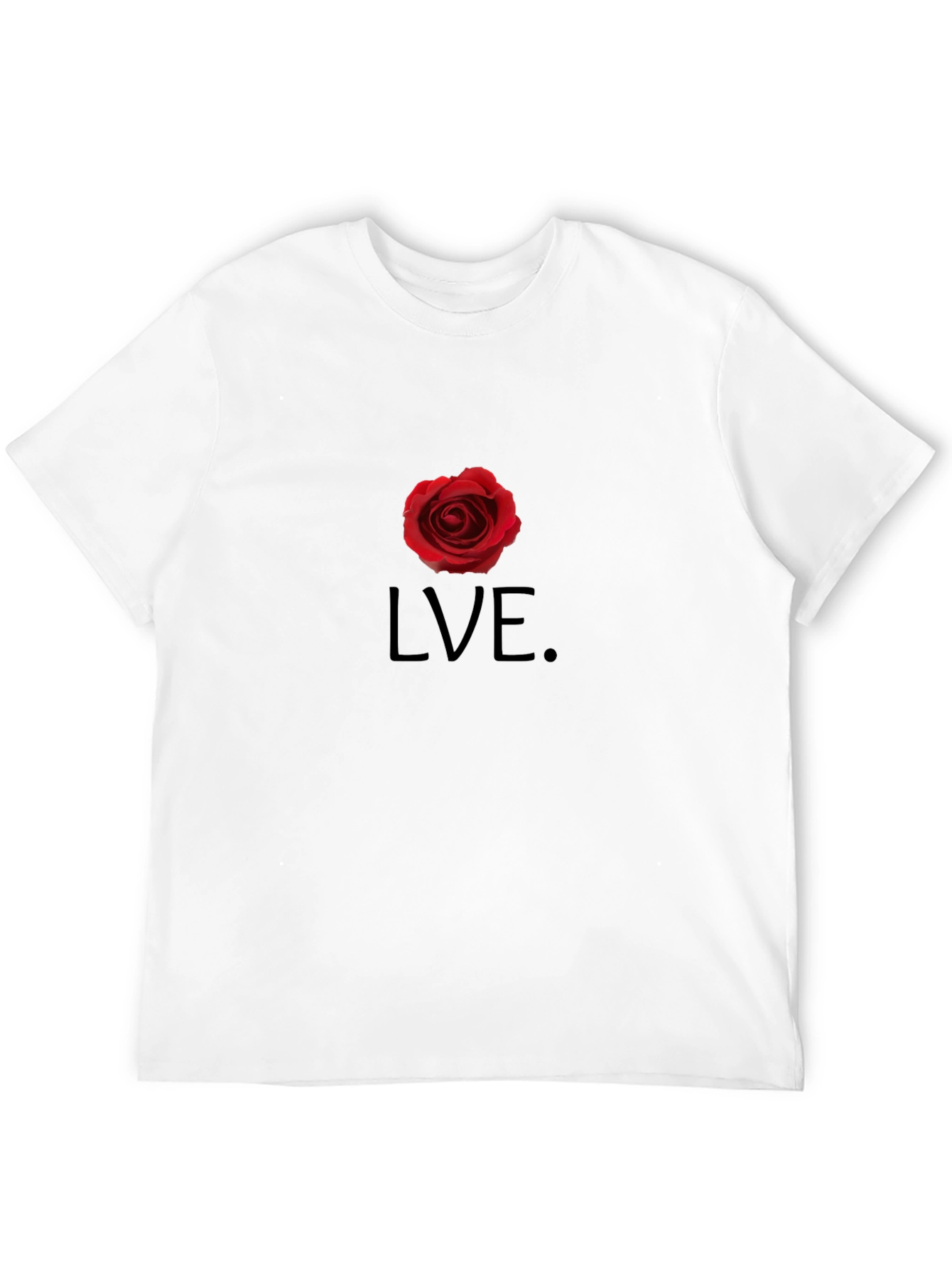Rose LVE Black T-Shirt