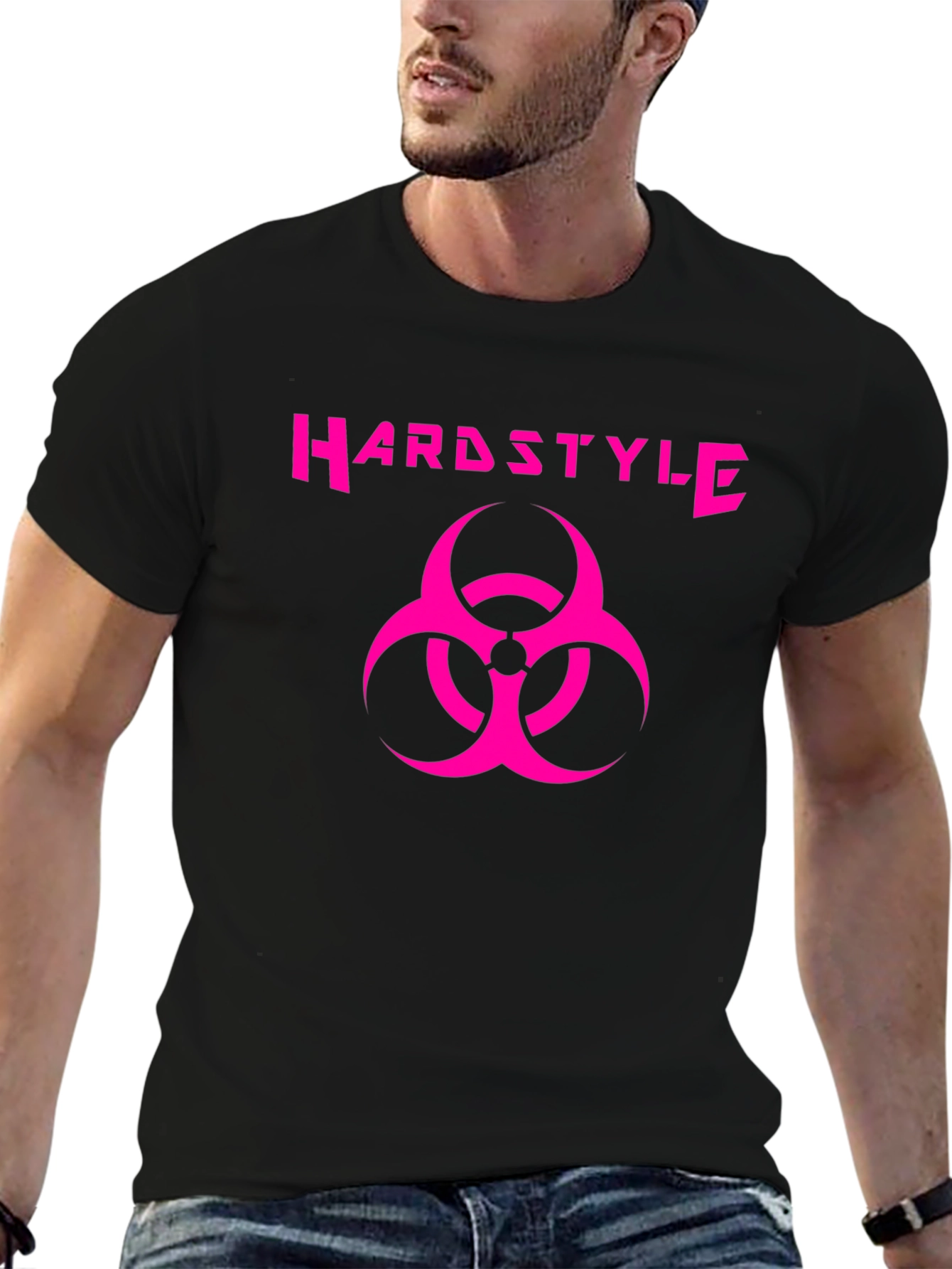 Hardstyle Biohazard Graphic Tee - Black