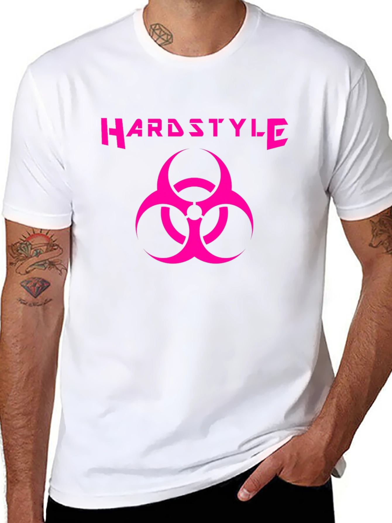 Hardstyle Biohazard Graphic Tee - Black