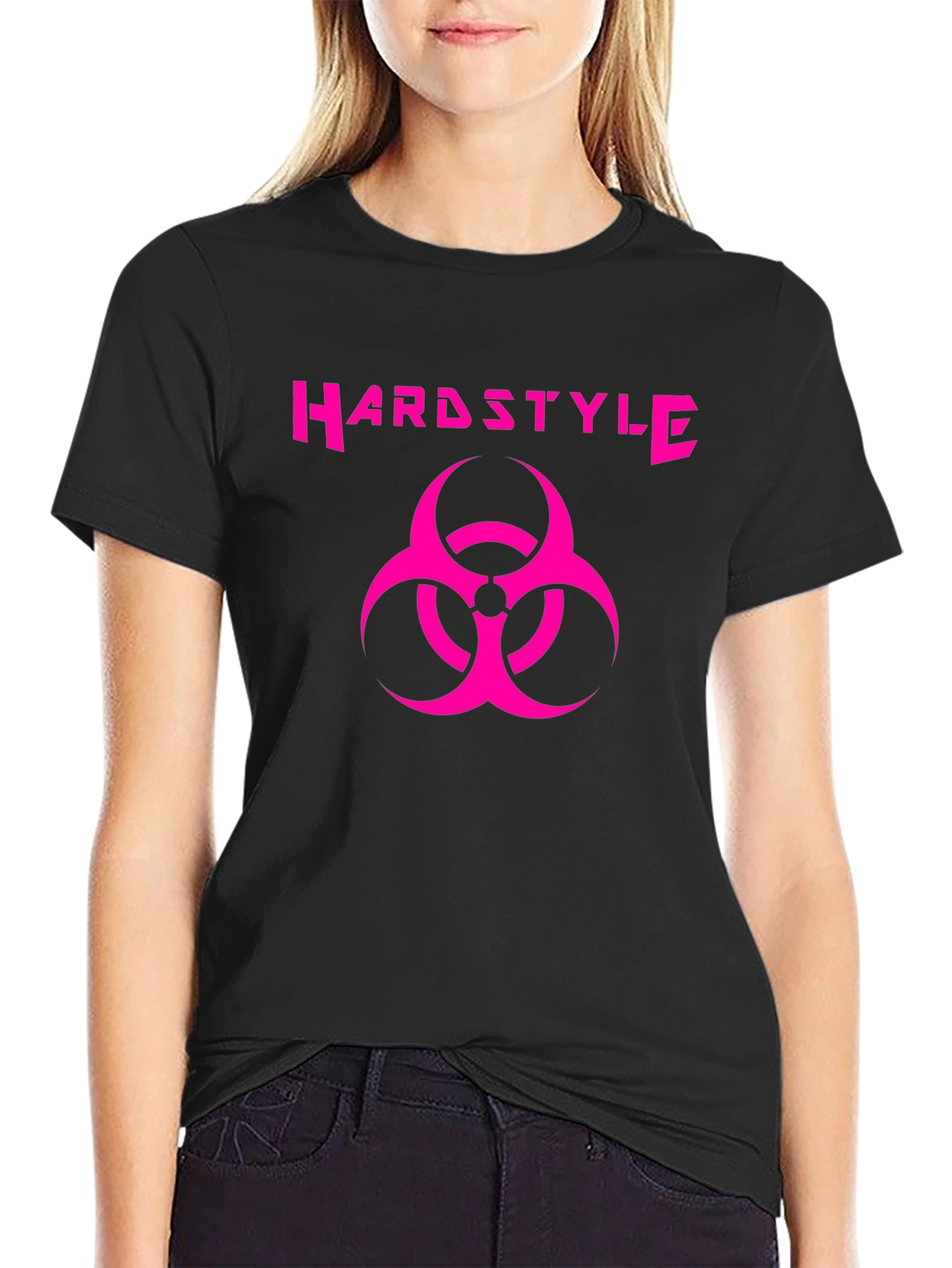Hardstyle Biohazard Graphic Tee - Black