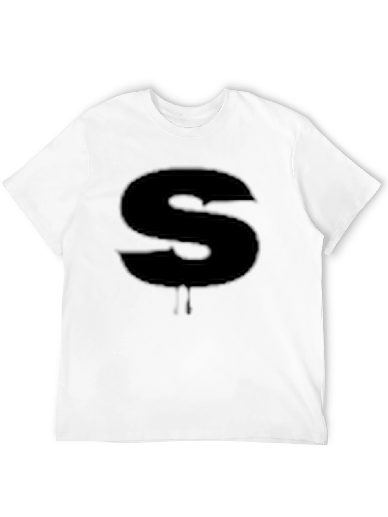 Modern Black S Graphic T-Shirt