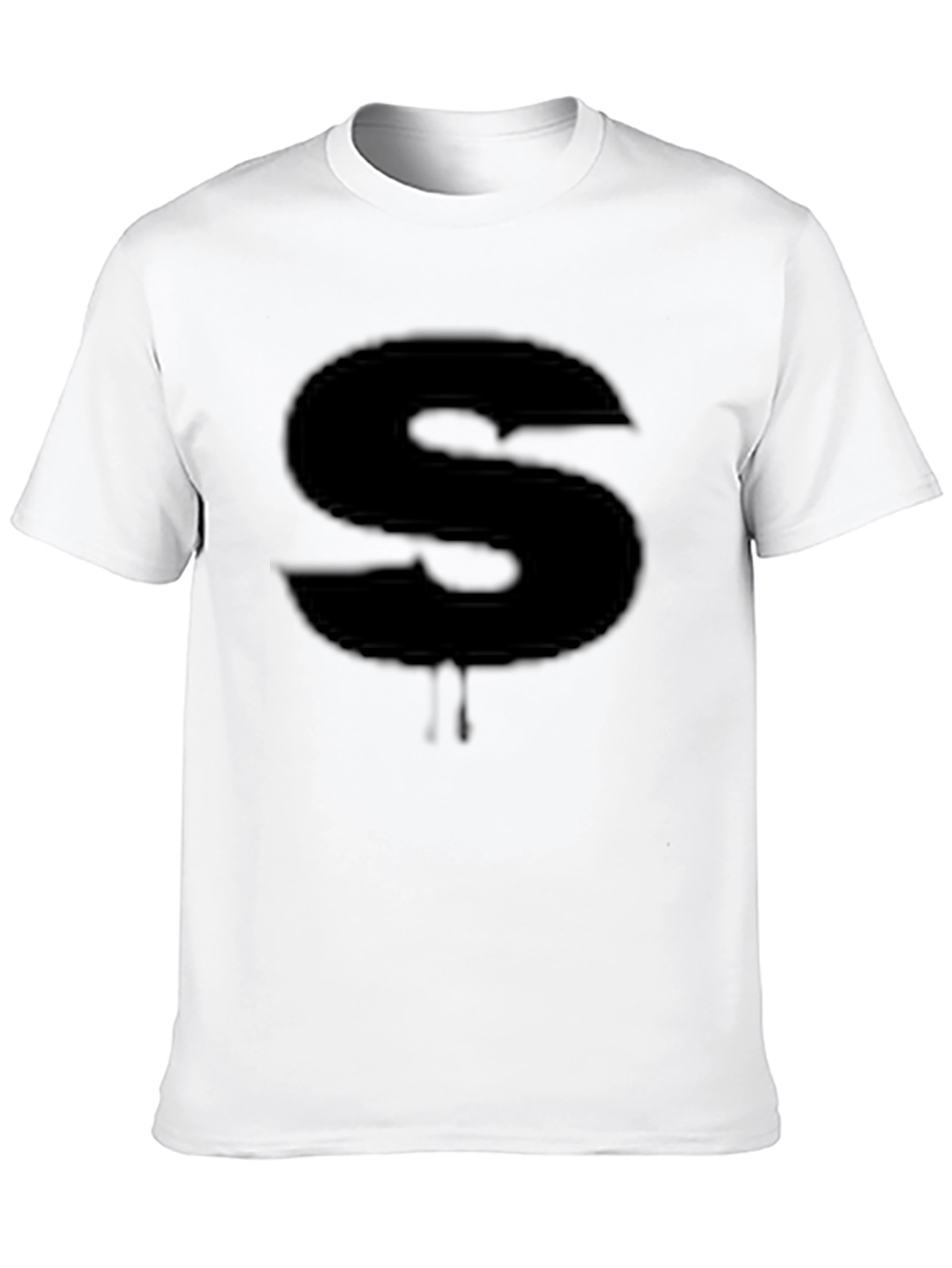 Modern Black S Graphic T-Shirt