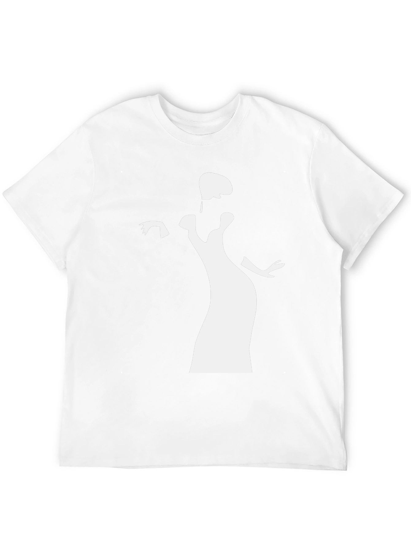 Elegant Silhouette Black T-Shirt