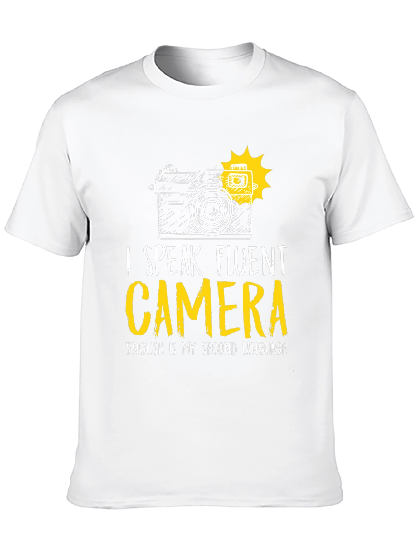 I Speak Fluent Camera Graphic T-Shirt