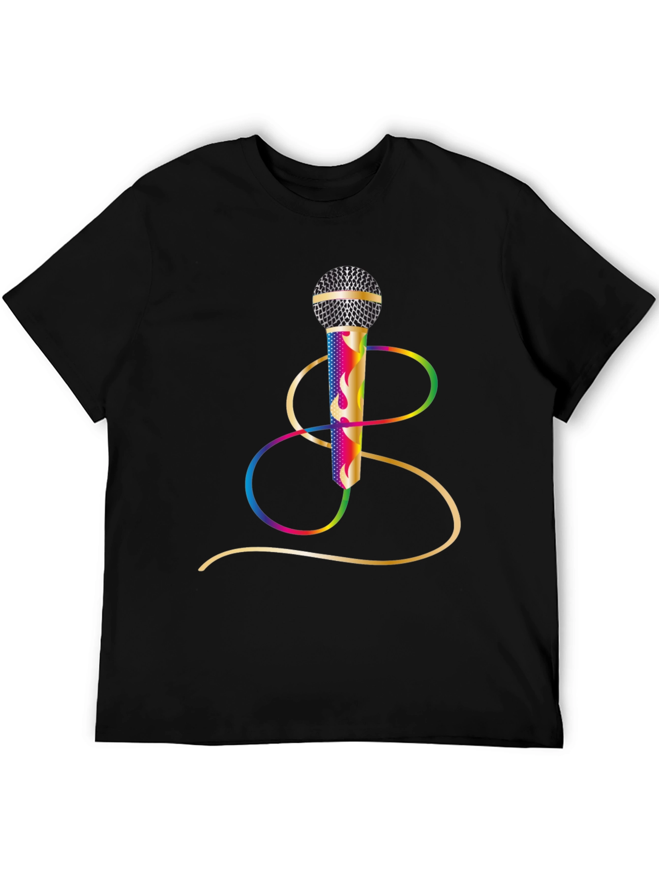 Retro Microphone Graphic Tee