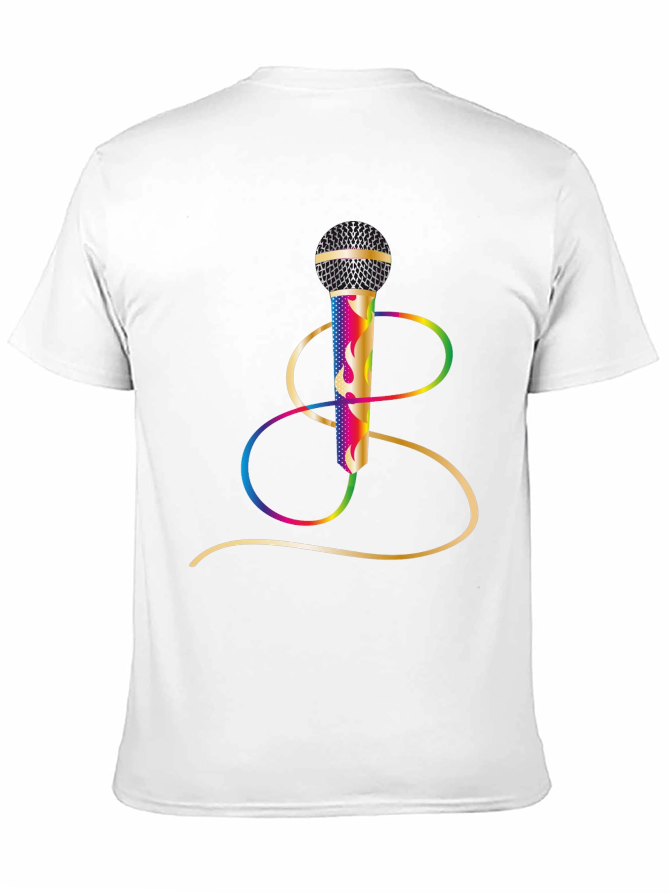 Retro Microphone Graphic Tee