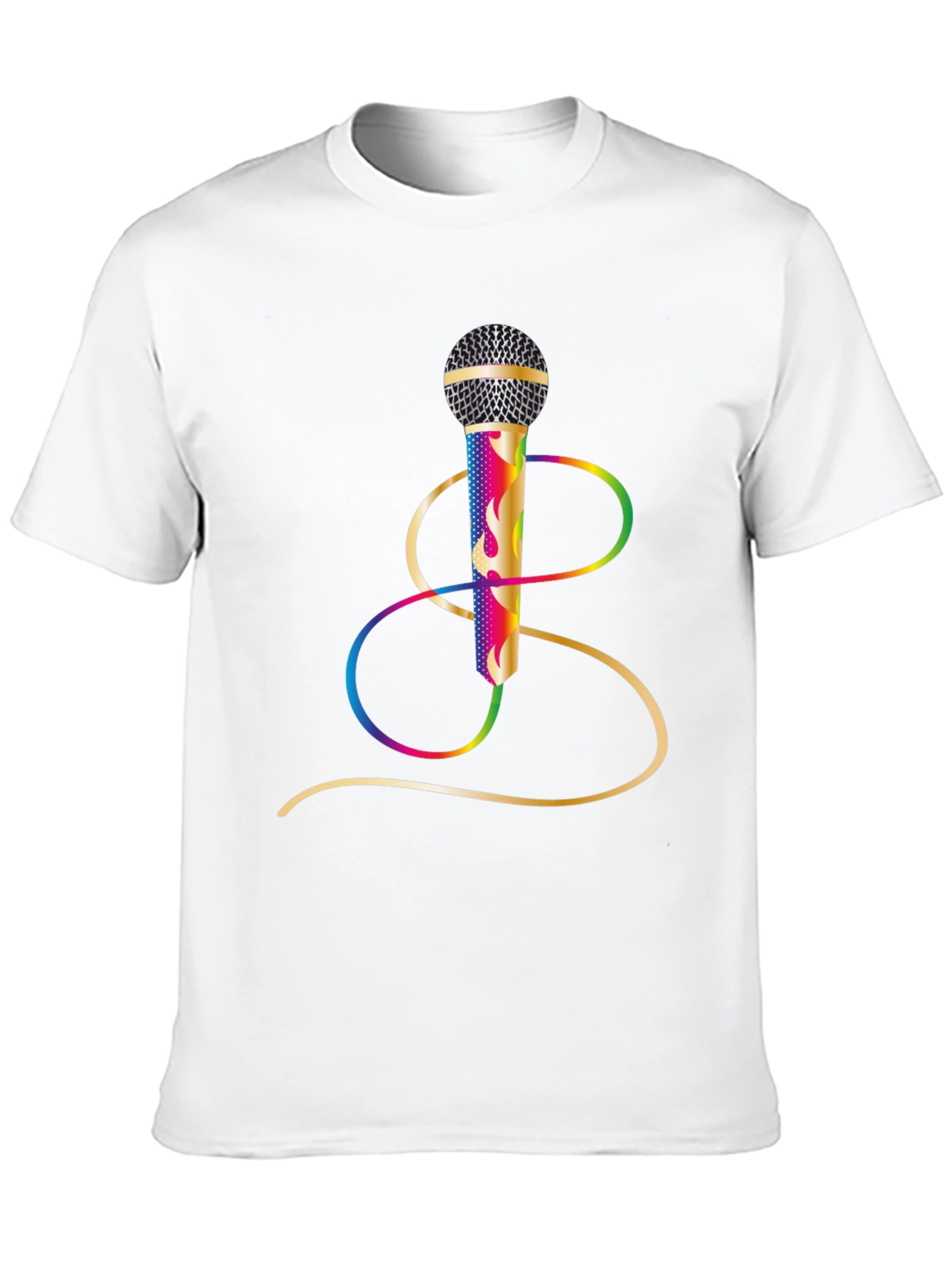 Retro Microphone Graphic Tee