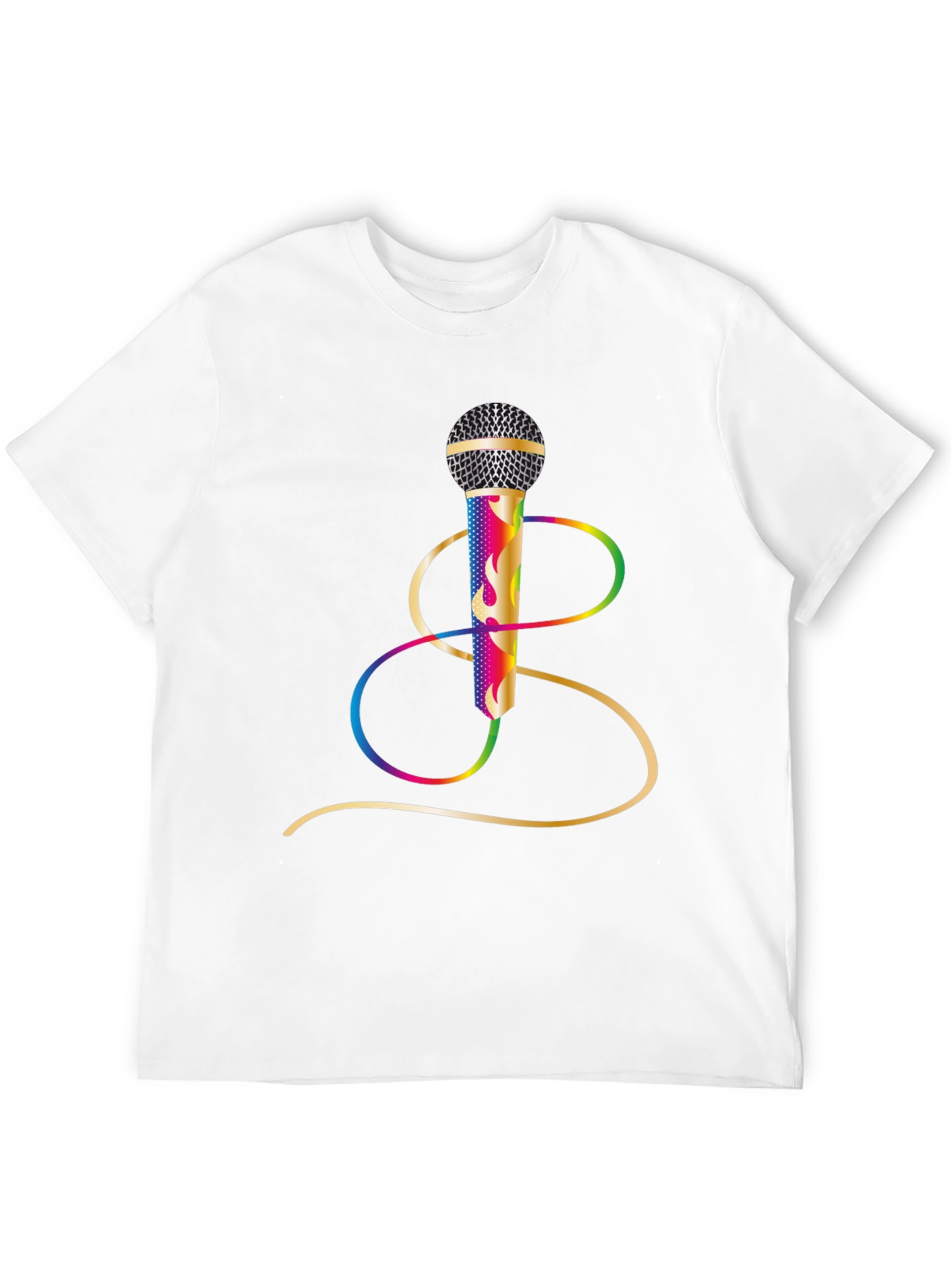 Retro Microphone Graphic Tee