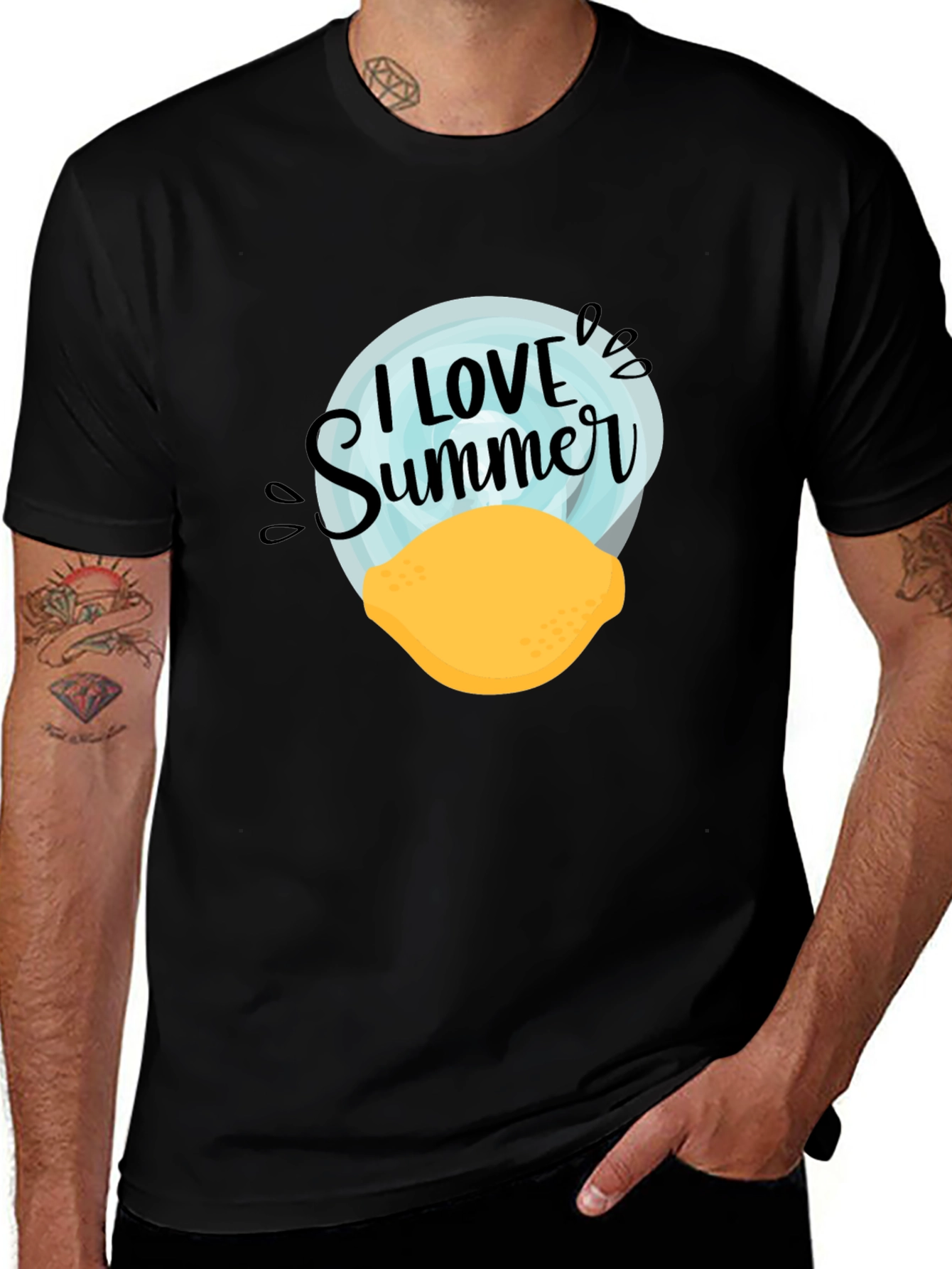 I Love Summer T-Shirt - Stylish Graphic Tee