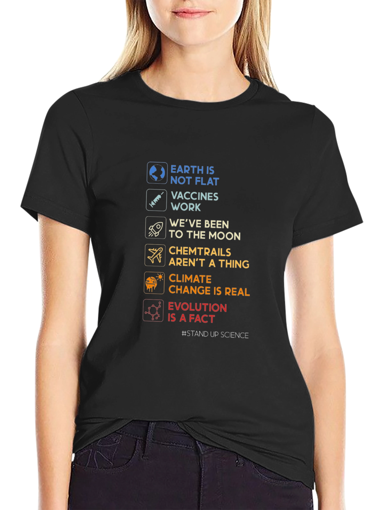 Science Facts Graphic Tee - Stand Up Science