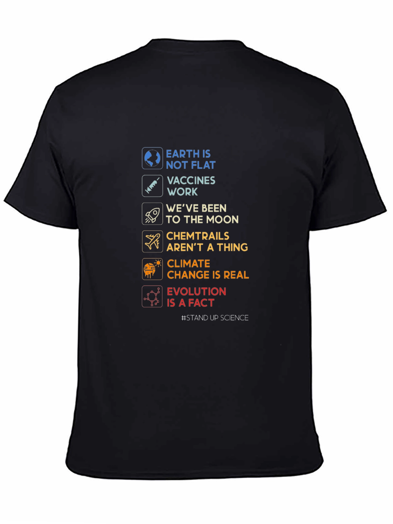 Science Facts Graphic Tee - Stand Up Science