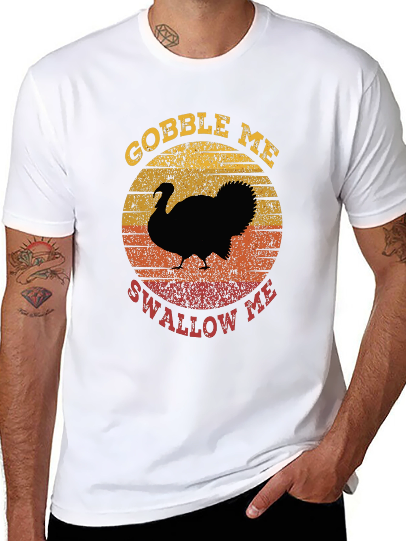 Gobble Me Swallow Me Thanksgiving T-Shirt