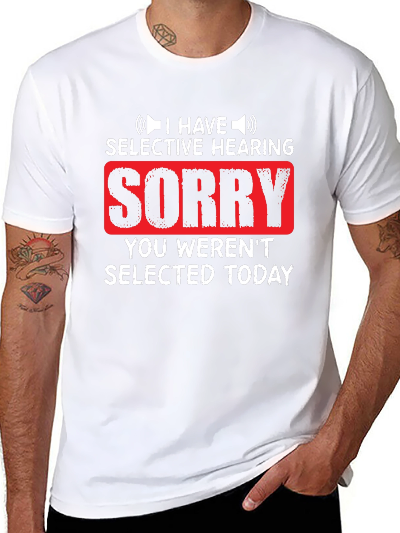 Selective Hearing Funny T-Shirt
