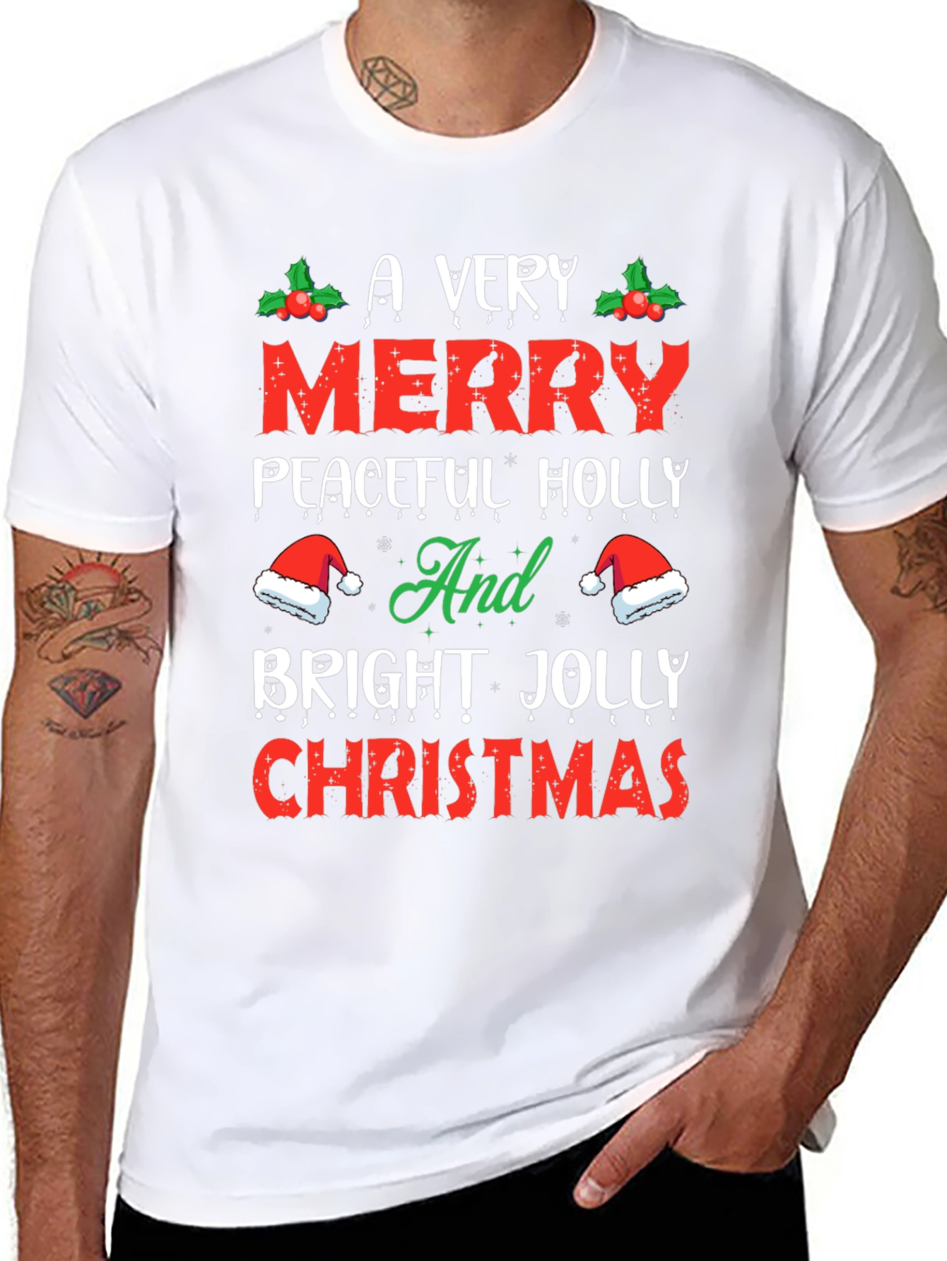 Festive Christmas Graphic Tee