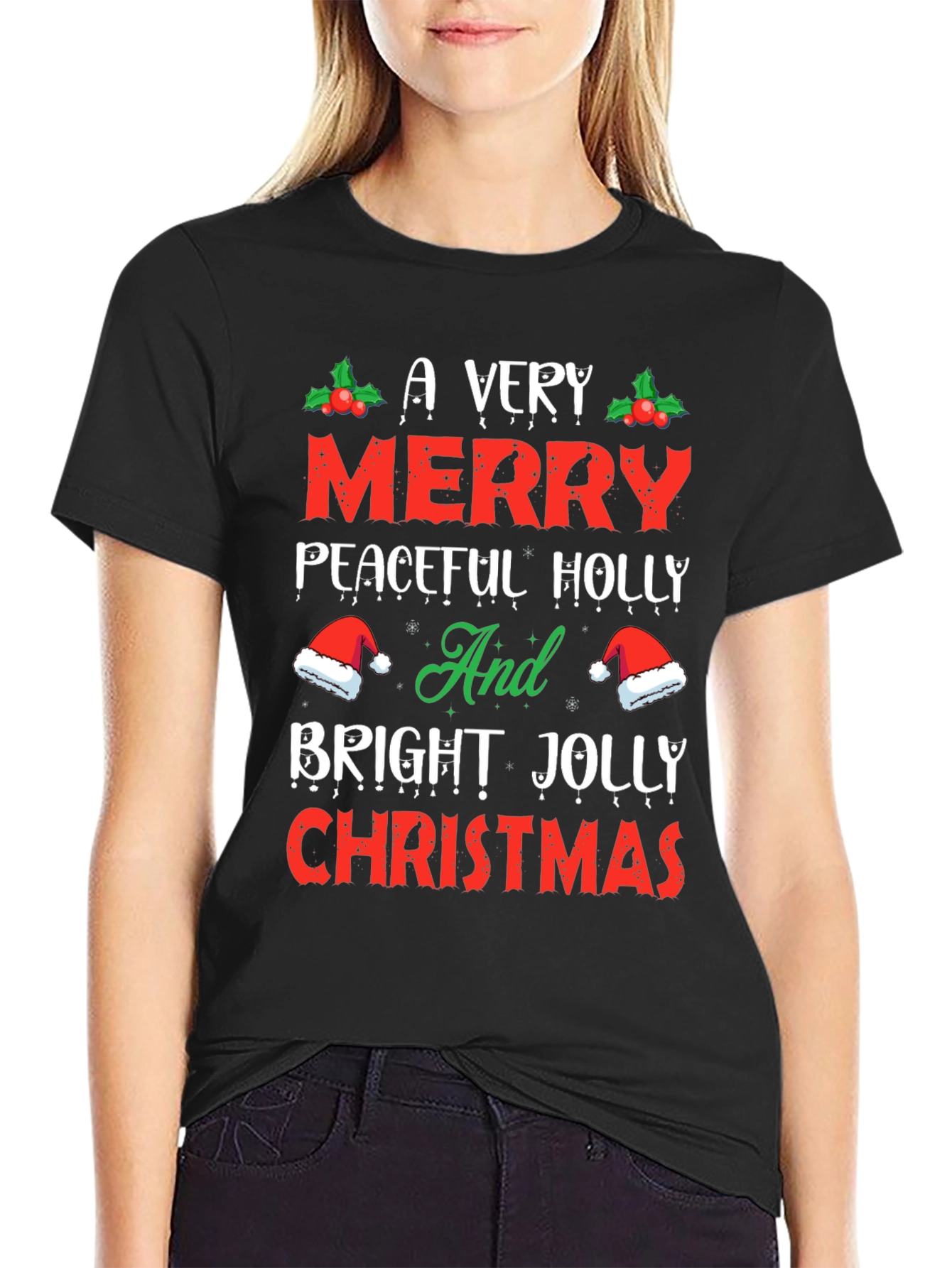 Festive Christmas Graphic Tee