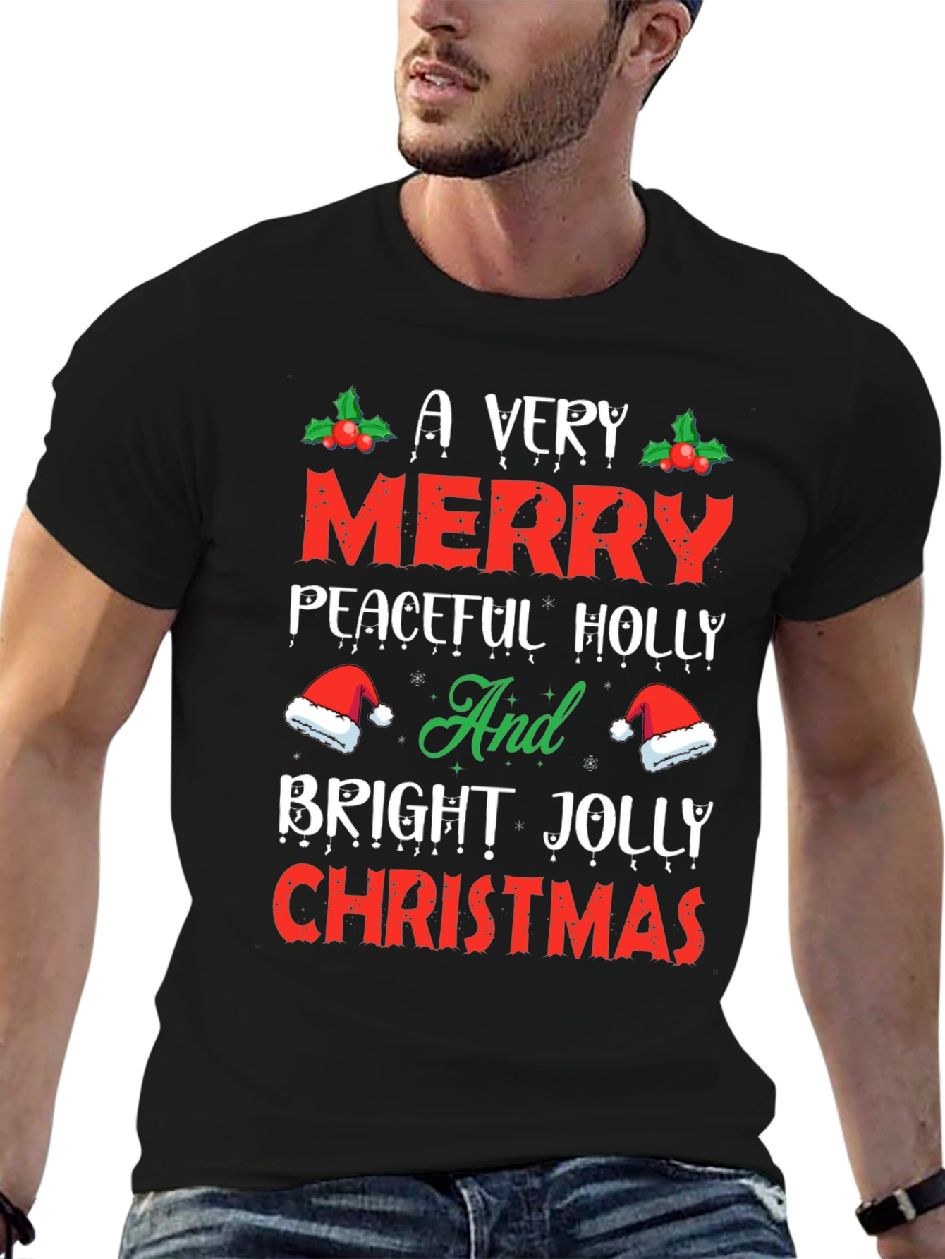 Festive Christmas Graphic Tee
