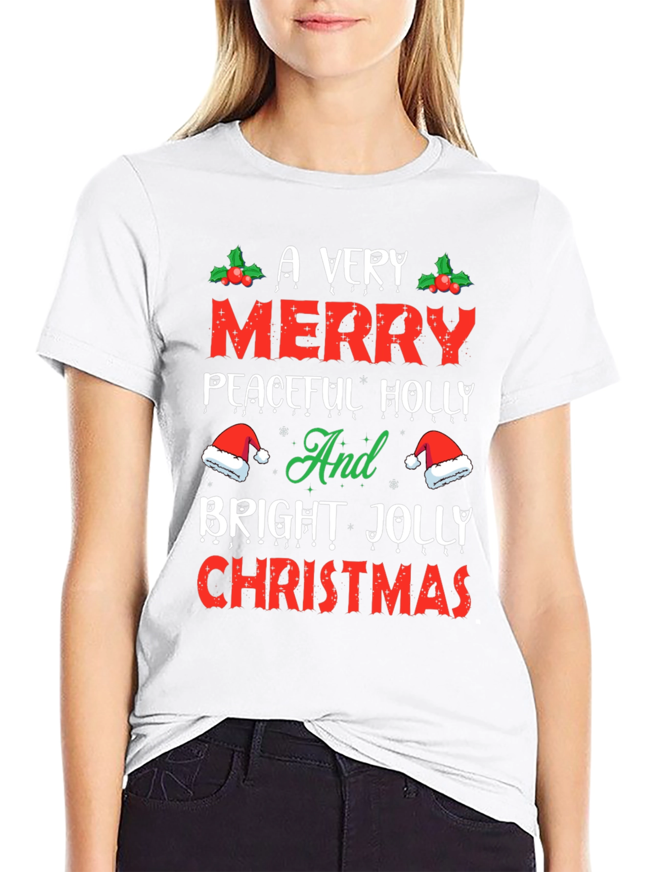 Festive Christmas Graphic Tee