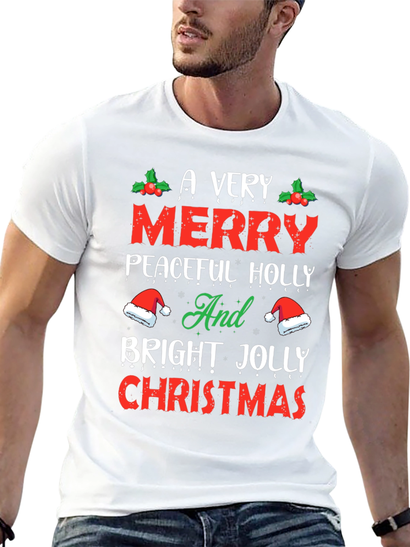Festive Christmas Graphic Tee