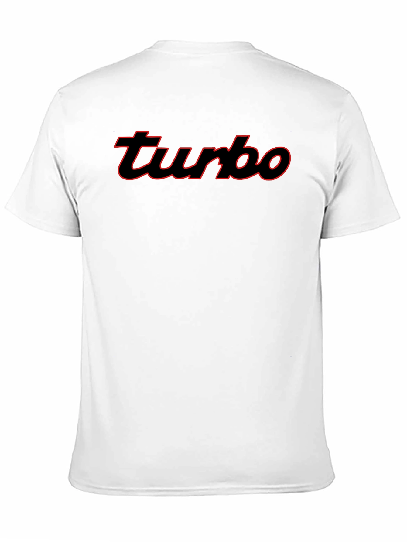 Turbo Graphic Tee - Black Cotton Short Sleeve