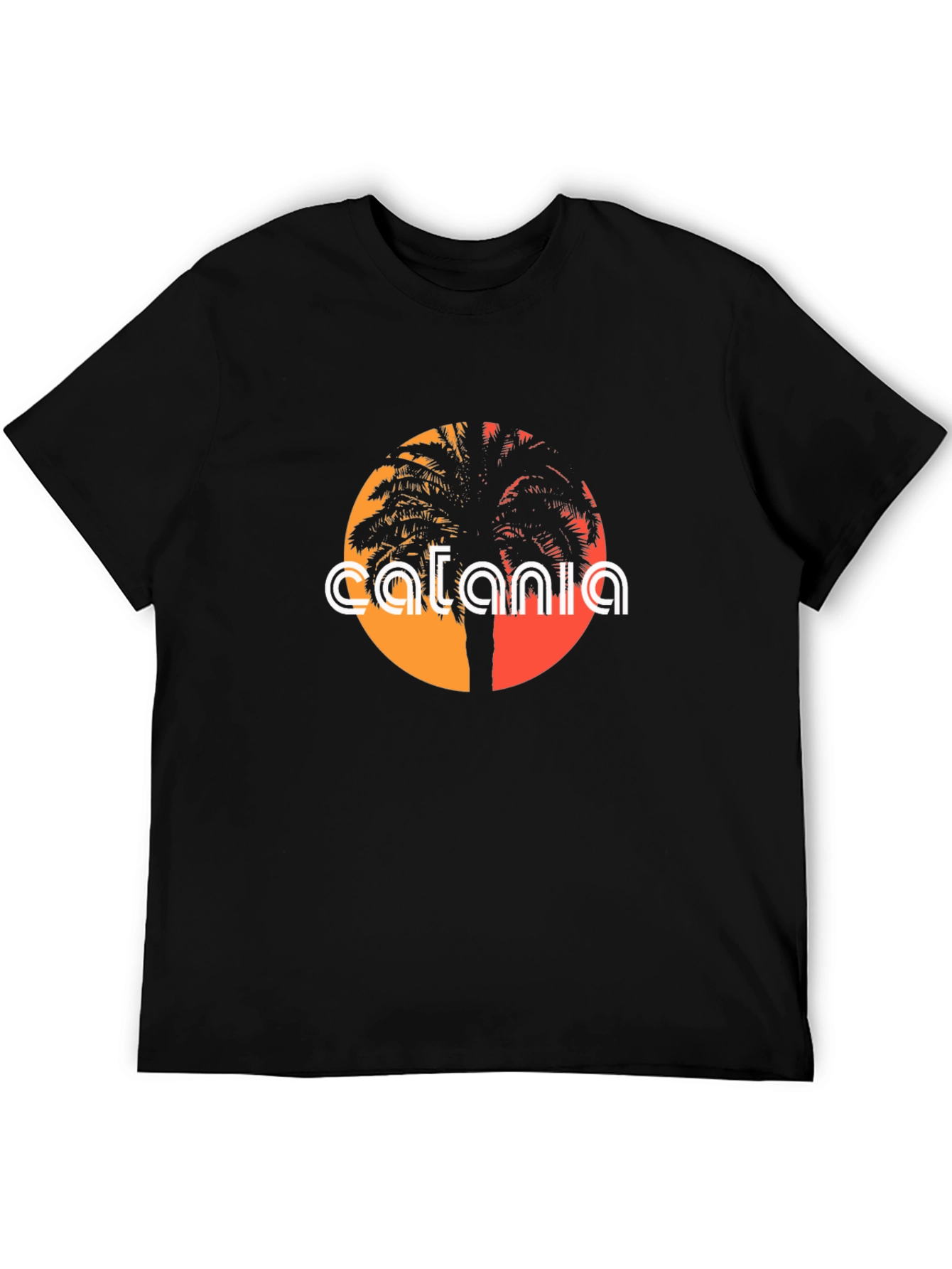 Catania Palm Tree Graphic T-Shirt