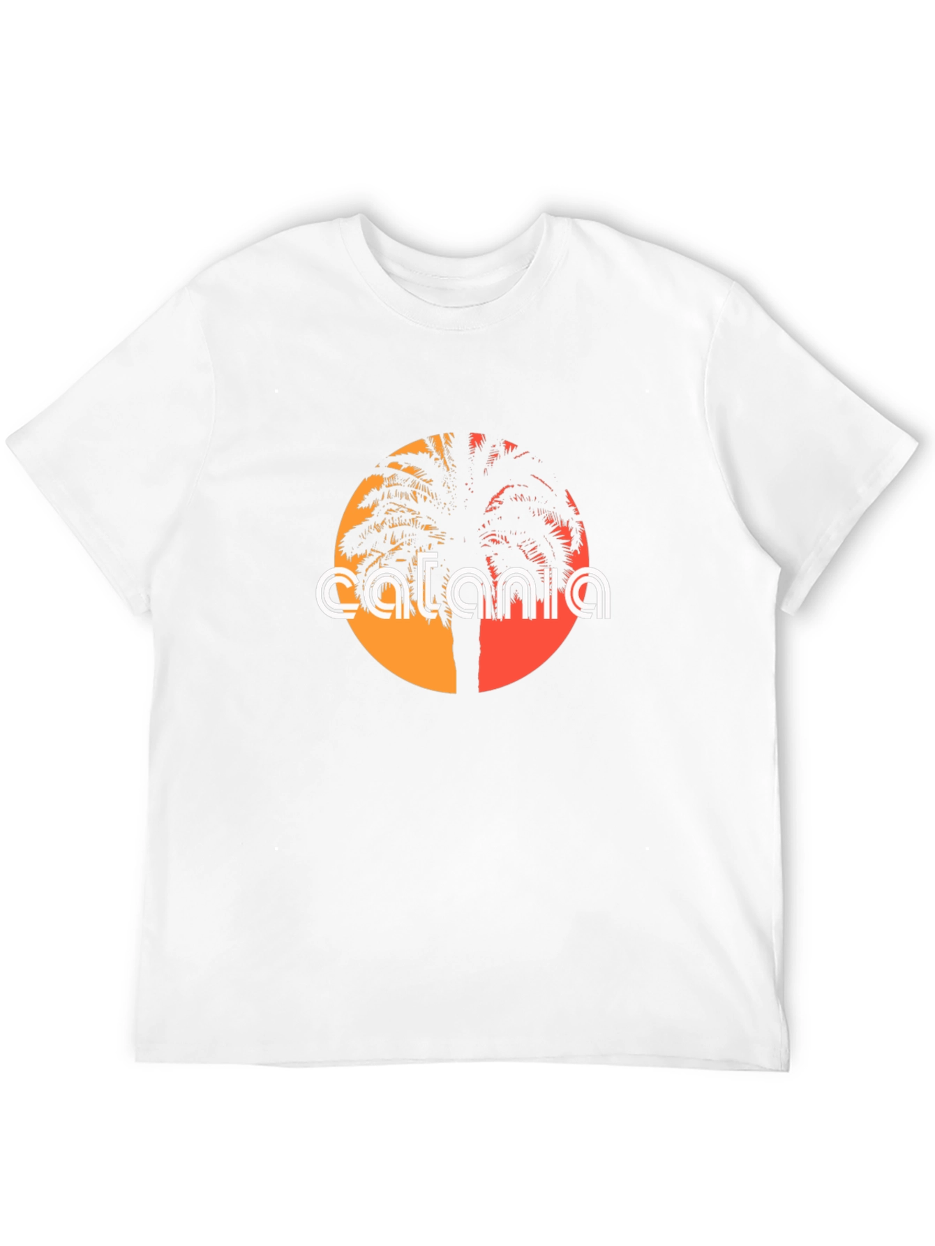 Catania Palm Tree Graphic T-Shirt
