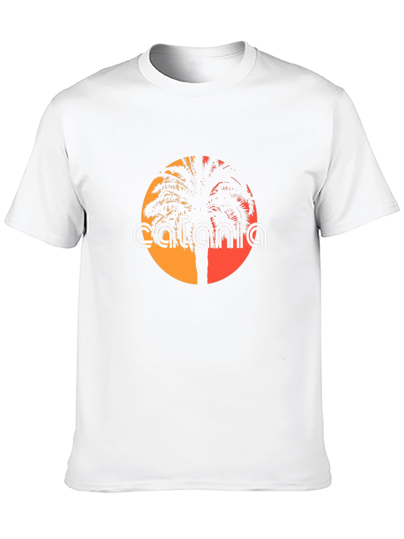 Catania Palm Tree Graphic T-Shirt