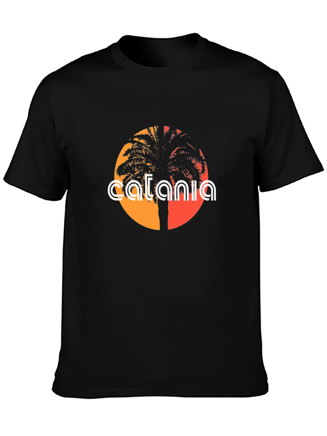 Catania Palm Tree Graphic T-Shirt