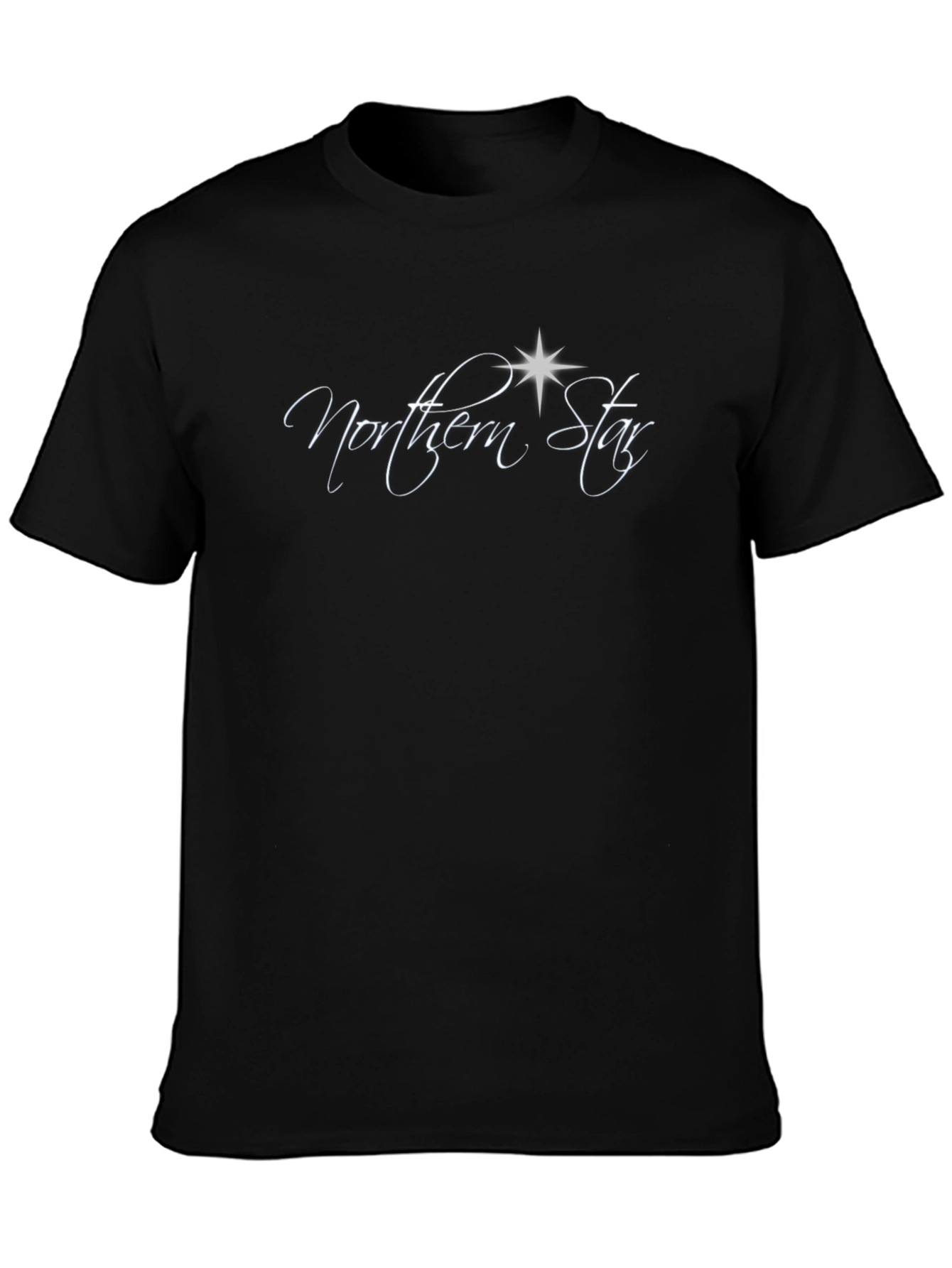 Northern Star Graphic Tee - Stylish Black T-Shirt