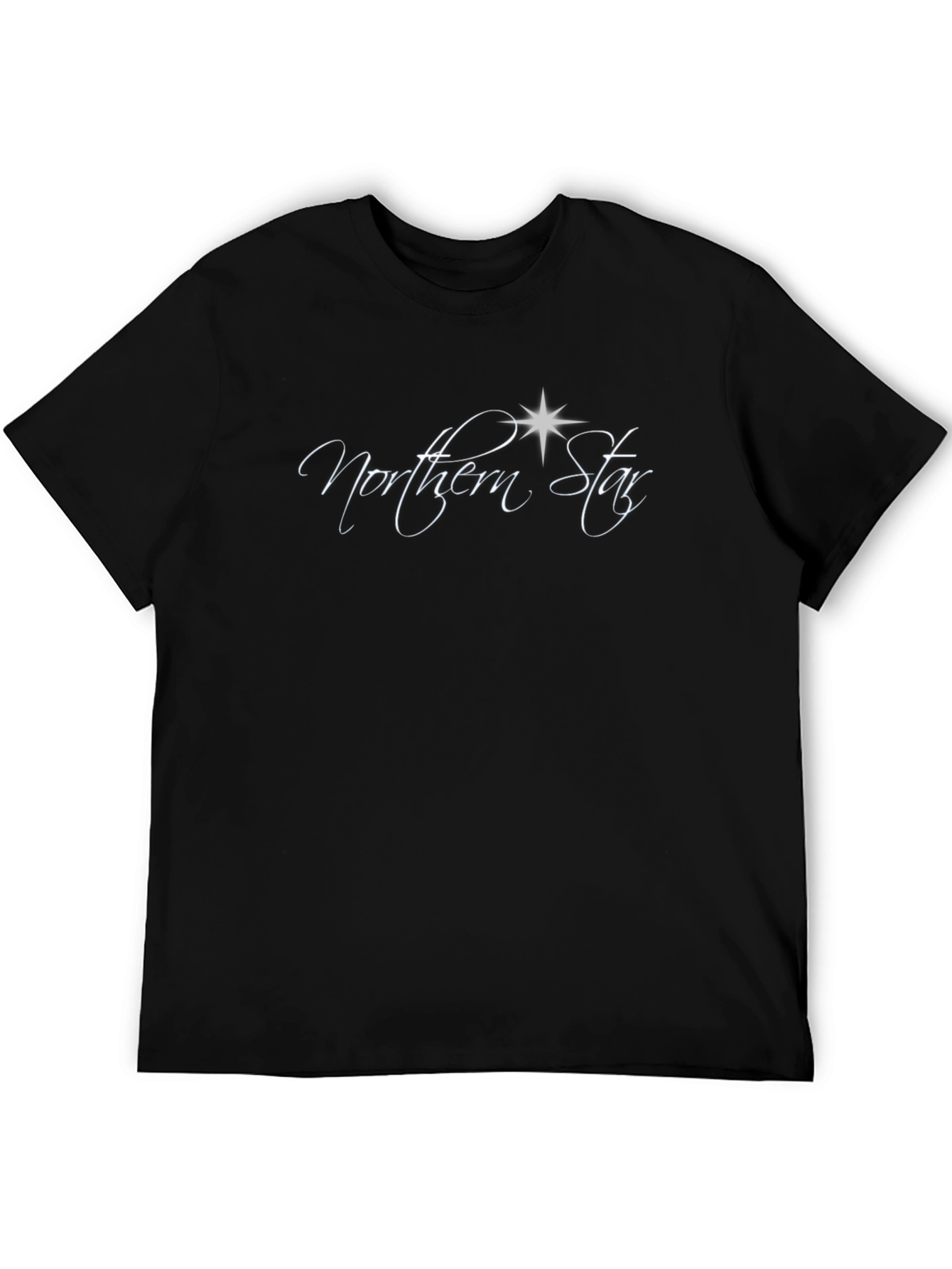 Northern Star Graphic Tee - Stylish Black T-Shirt