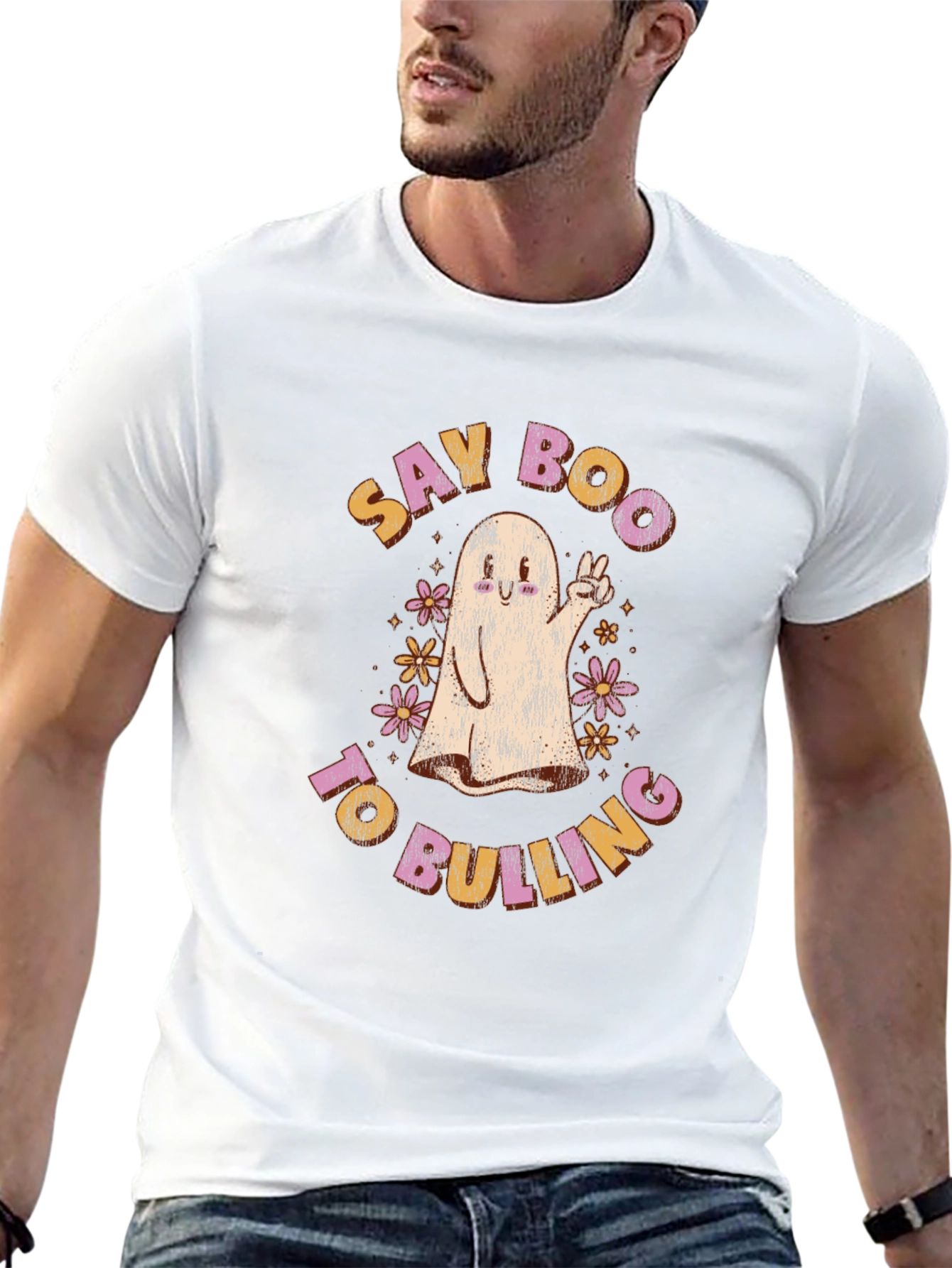 Say Boo to Bullying Graphic T-Shirt