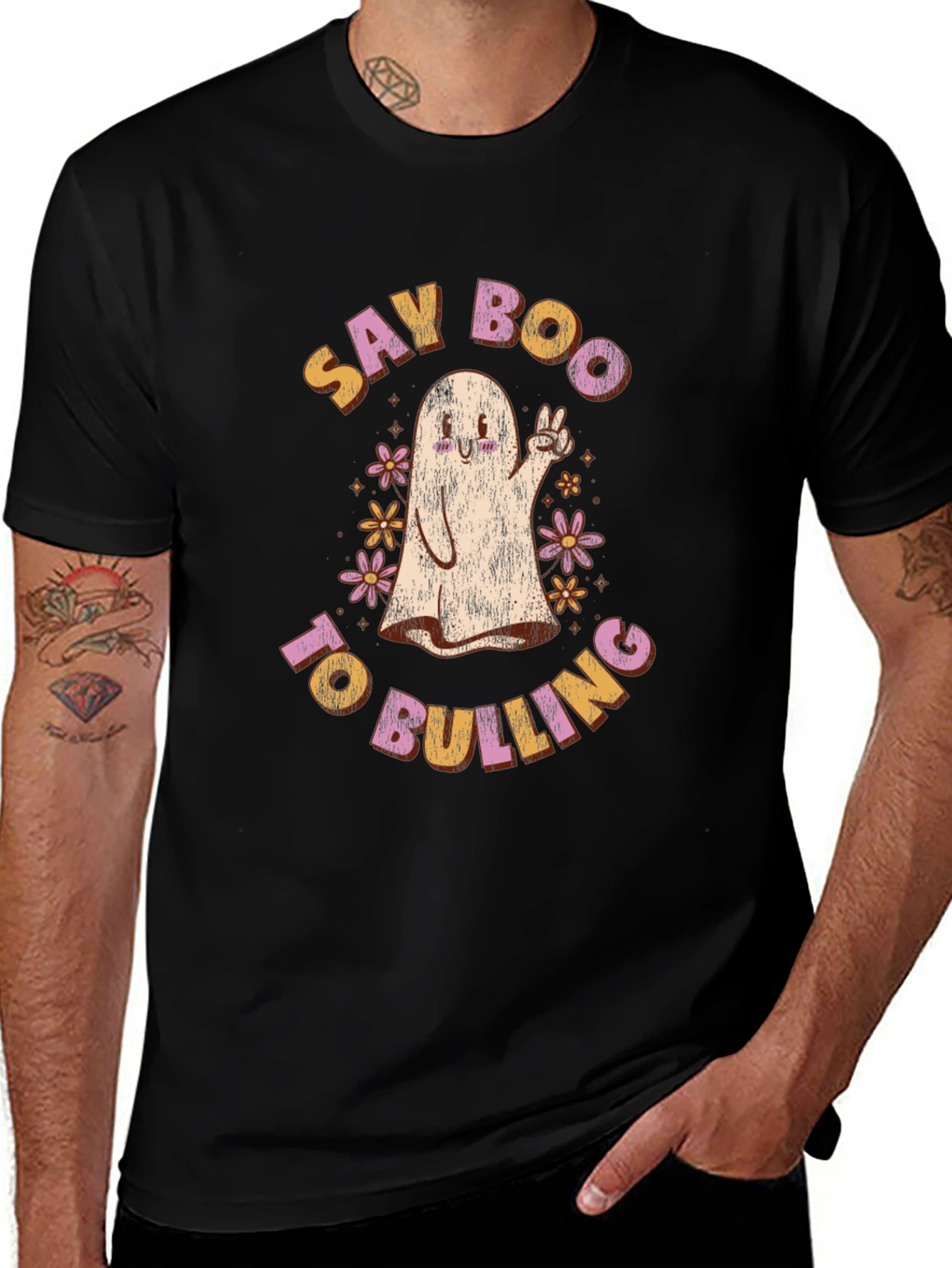 Say Boo to Bullying Graphic T-Shirt