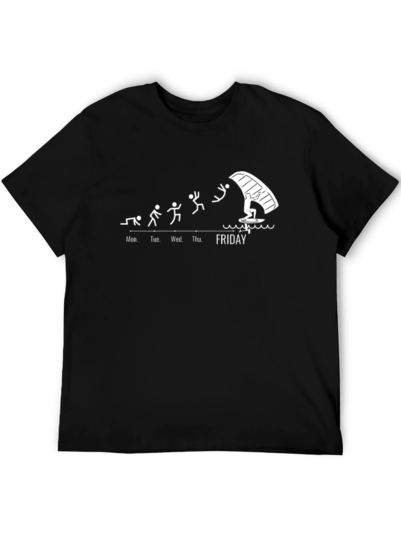 Friday Fun T-Shirt - Windsurfing Weekend Tee