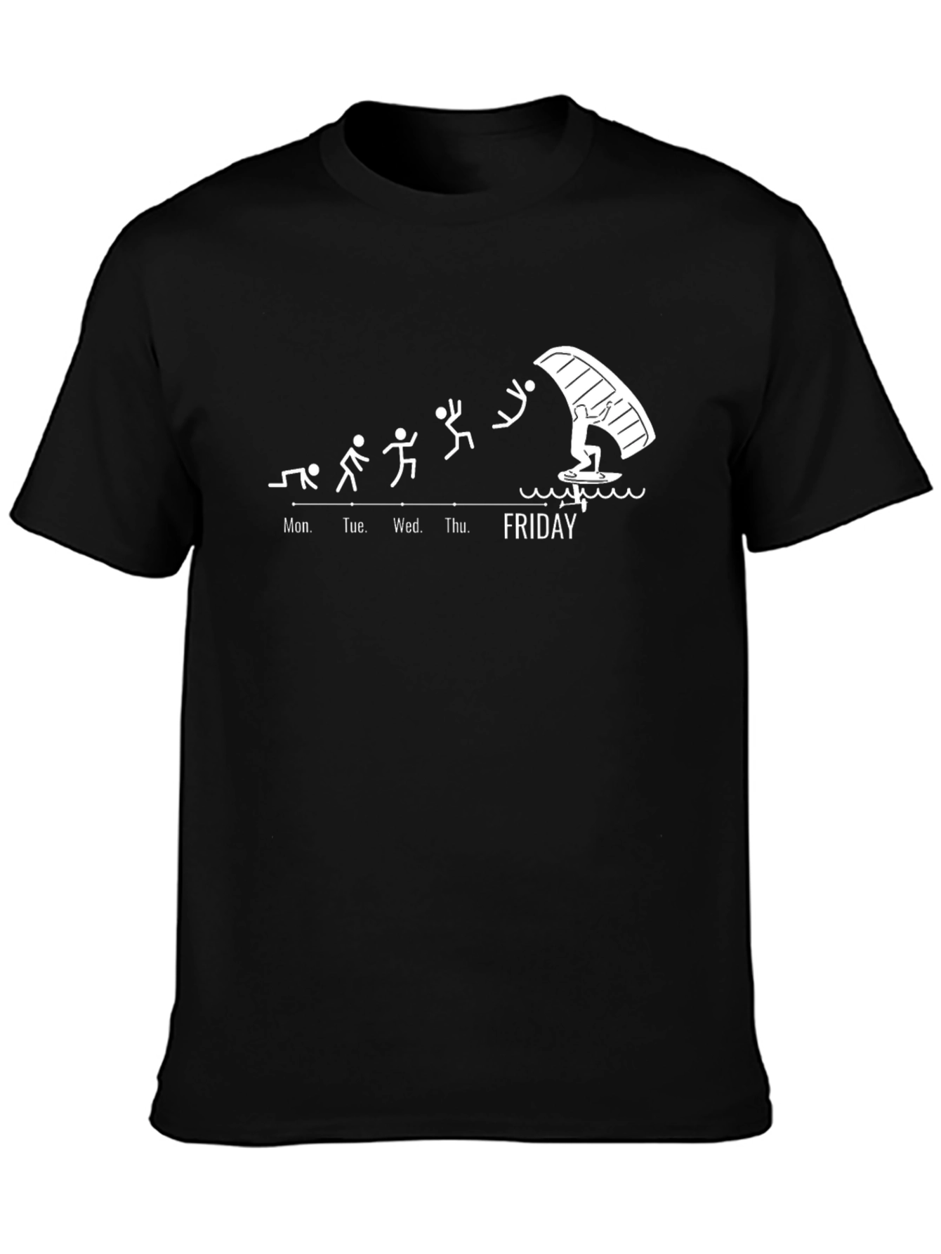 Friday Fun T-Shirt - Windsurfing Weekend Tee