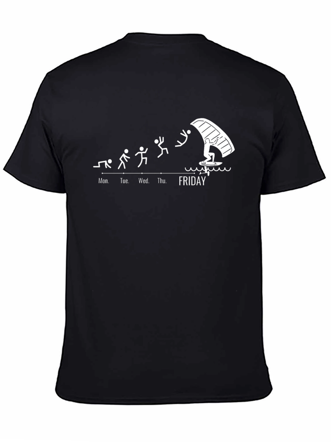 Friday Fun T-Shirt - Windsurfing Weekend Tee