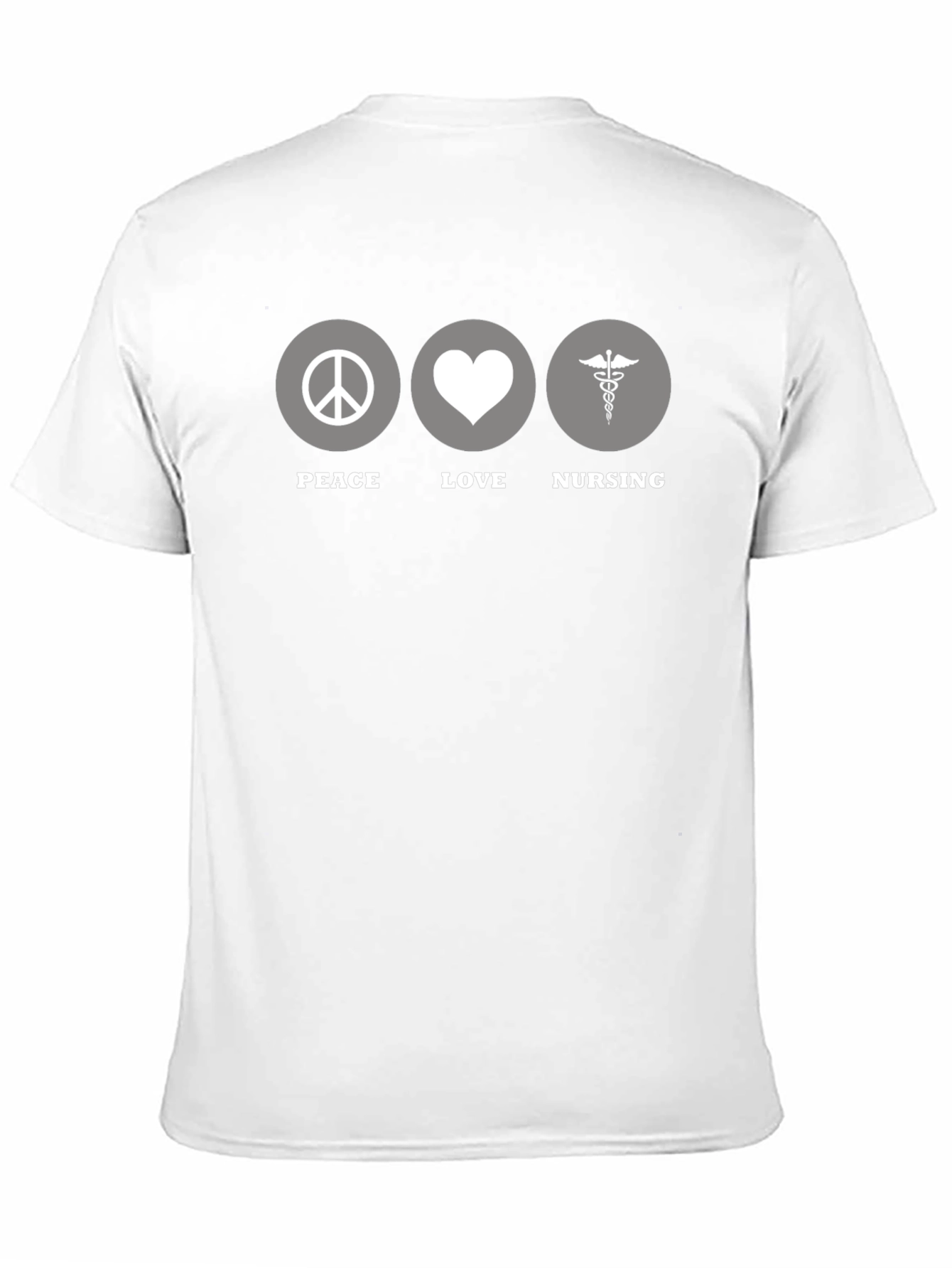 Peace Love Nursing T-Shirt - Unisex Healthcare Apparel