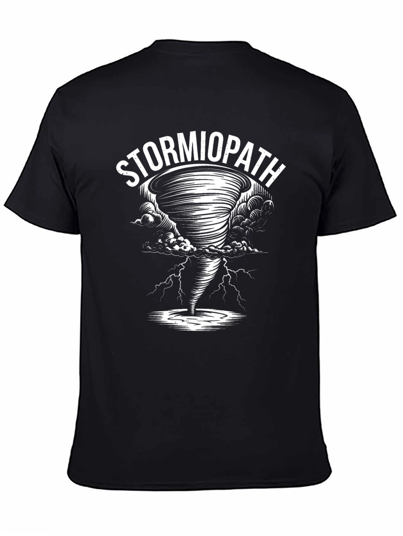 Stormiopath Tornado Graphic Black T-Shirt