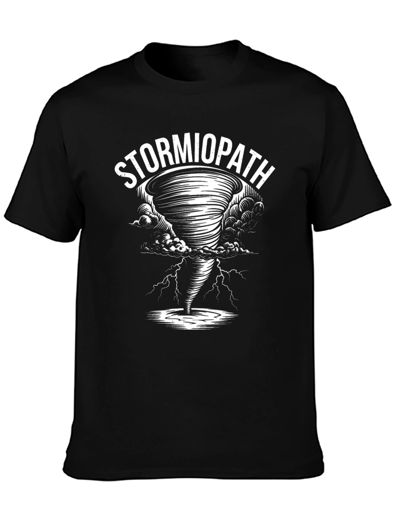 Stormiopath Tornado Graphic Black T-Shirt