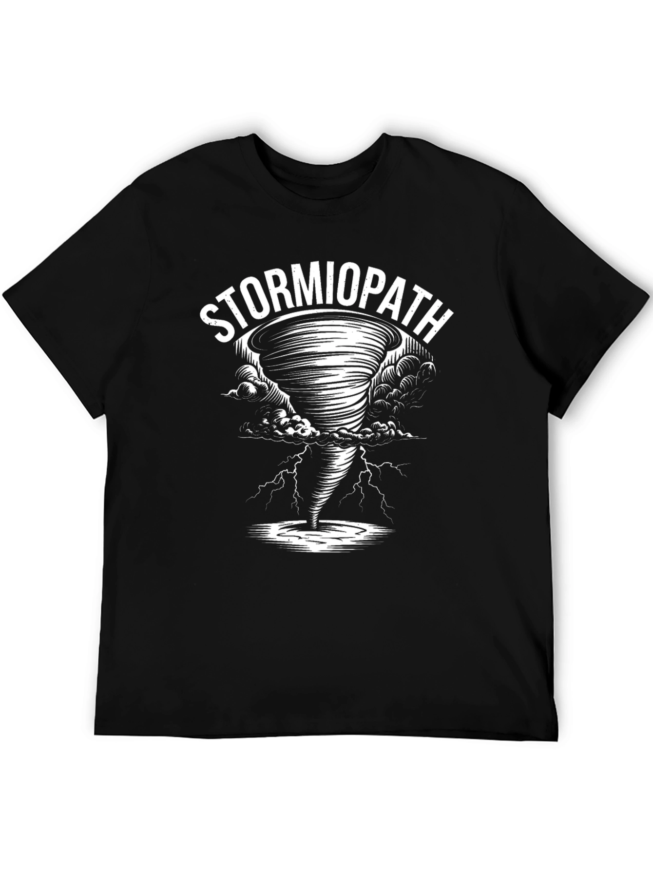 Stormiopath Tornado Graphic Black T-Shirt
